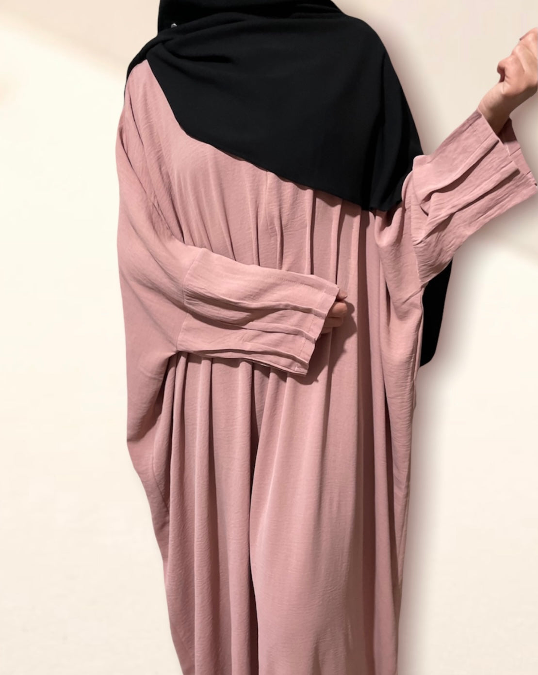 Abaya AYA - Vieux rose